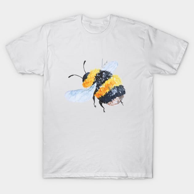 bee watercolor 2 T-Shirt by Joy8046